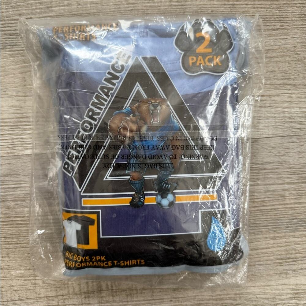 Black Bear Performance Youth / Boys Sz 8-10 Medium T-Shirts New NWT Blue